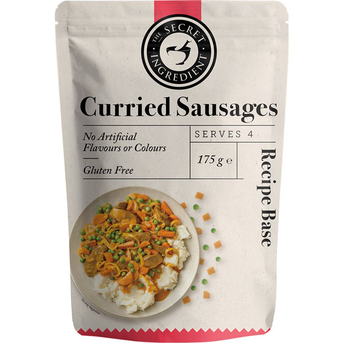 The Secret Ingredient Curried Sausages Recipe Base 175g