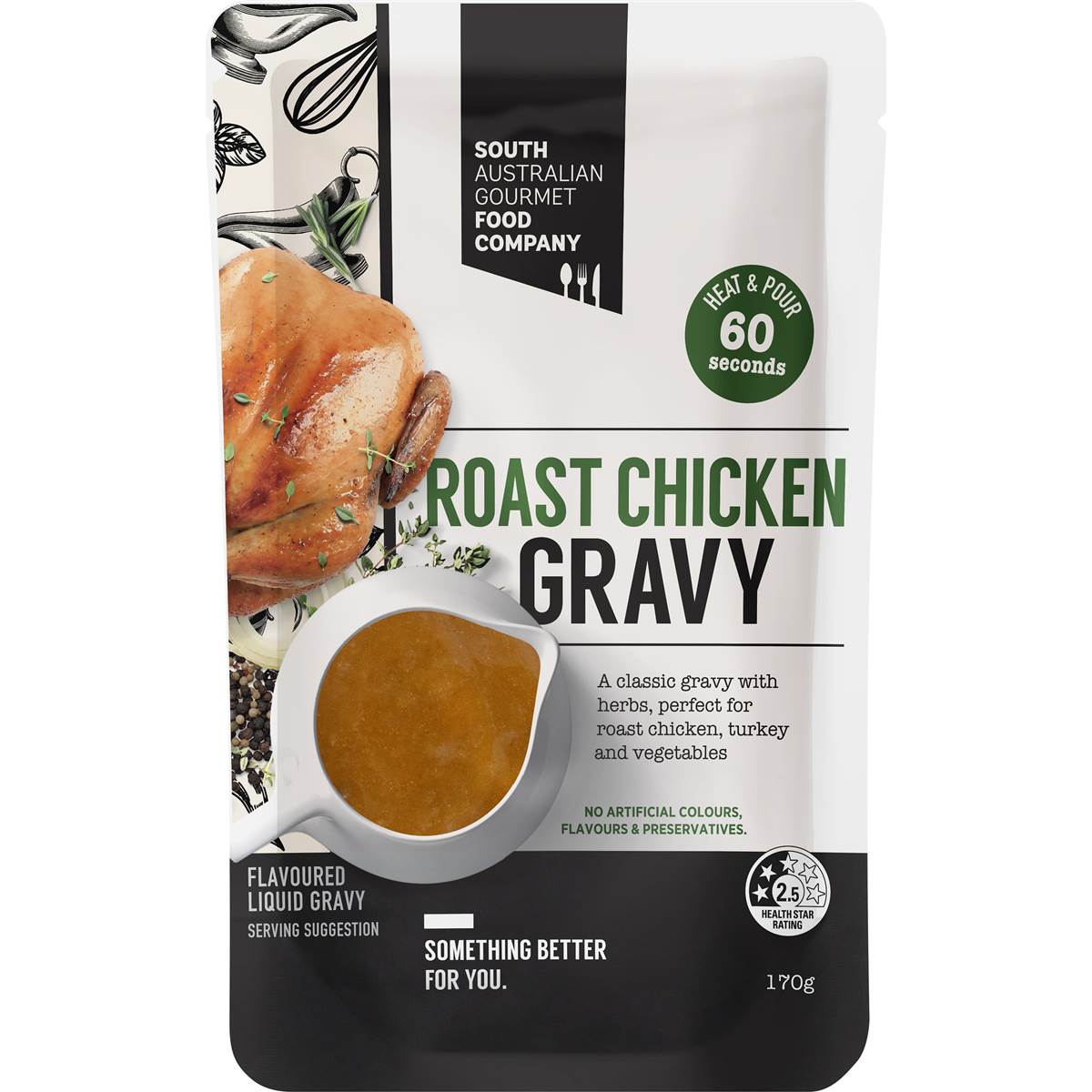 South Australian Gourmet Food Roast Chicken Gravy 170g