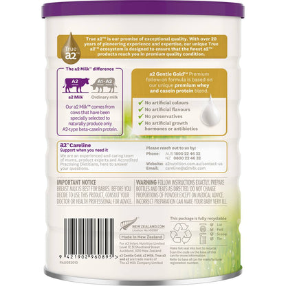 A2 Milk Gentle Gold Stage 2 Infant Formula 6m+ 800g