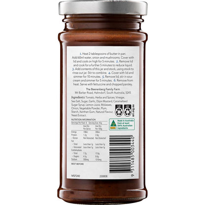 Beerenberg Mushroom Stroganoff Meal Base 240mL