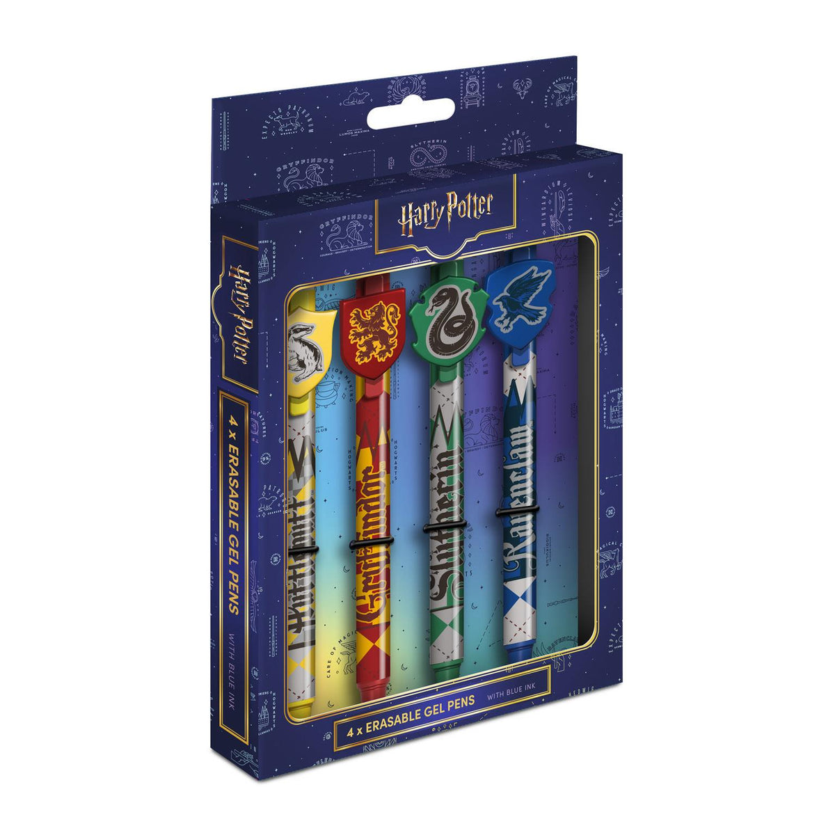 Harry Potter - Crests Erasable Gel Pen 4 Pack
