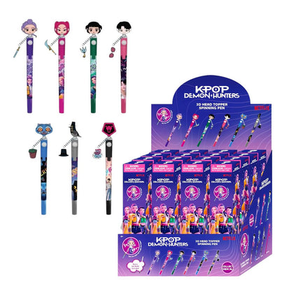KPop Demon Hunters – 3D Head Topper Spinning Pen (Blind Box)