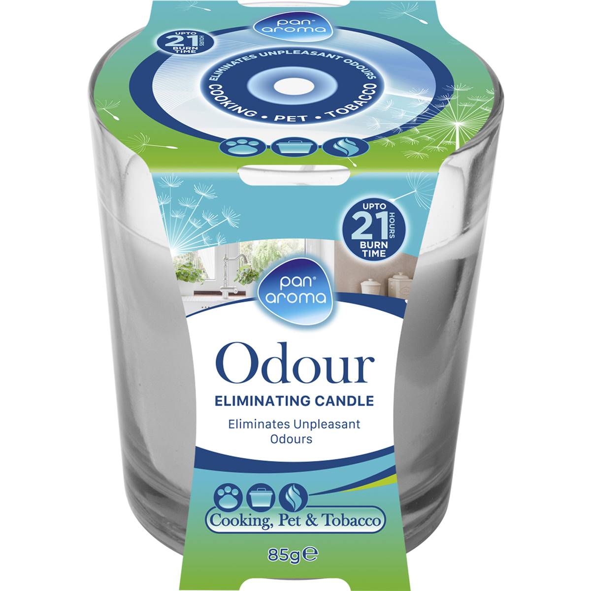 Pan Aroma Odour Eliminating Candle 85g