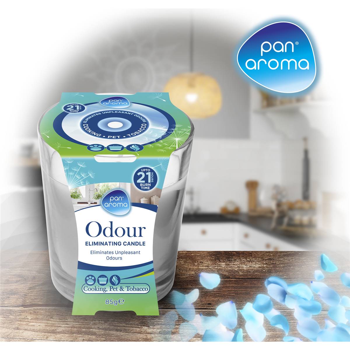 Pan Aroma Odour Eliminating Candle 85g