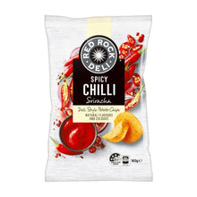 RED ROCK DELI POTATO CHIPS 165G:SPICY CHILLI SRIRACHA:.:165 GRAM