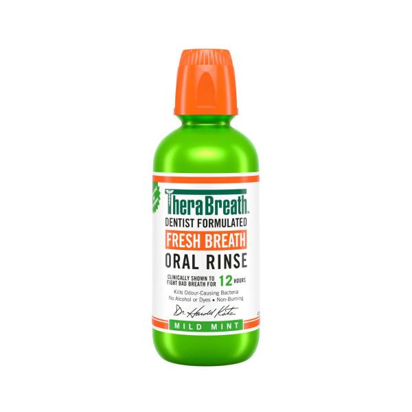THERABREATH FRESH BREATH MOUTHWASH MILD MINT 473ML 