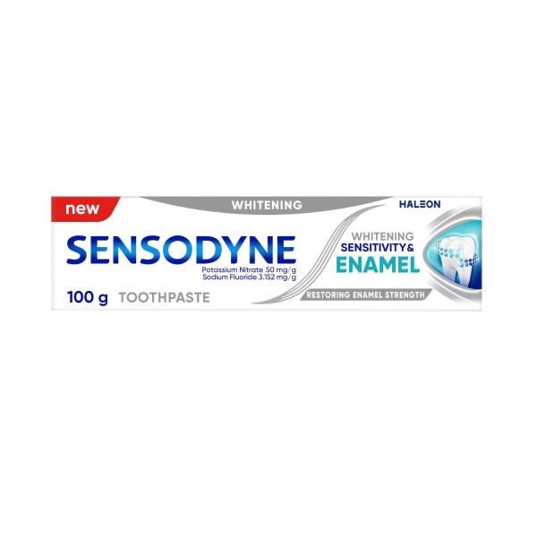 SENSODYNE SENSITIVITY & ENAMEL TOOTHPASTE WHITENING 100 GRAM