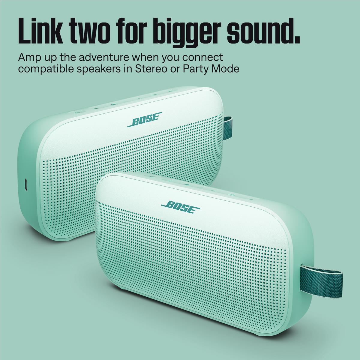 Bose SoundLink Flex Portable Speaker 2nd Gen (Dewdrop Mint)