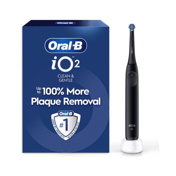 *ORAL B IO2 ELECTRIC TOOTHBRUSH BLACK 1 PACK 