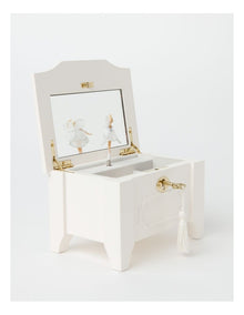 Classic Lock Jewel Box In White