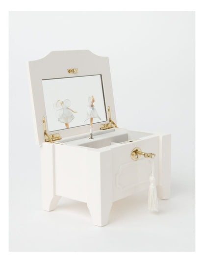 Classic Lock Jewel Box In White