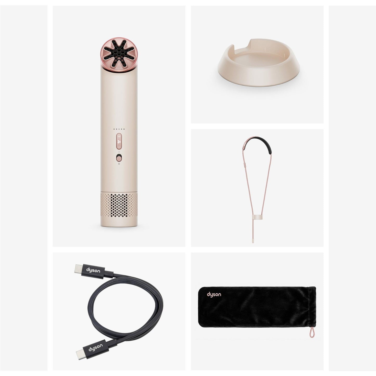 Dyson HushJet™ Mini Cool fan (Stone/Blush)