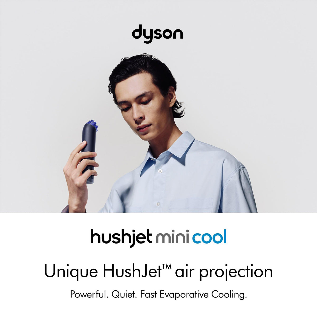 Dyson HushJet™ Mini Cool fan (Ink/Cobalt)
