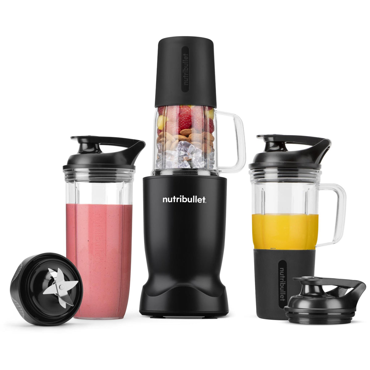 NutriBullet Turbo Personal Blender Ultimate Pack (Carbon Black)