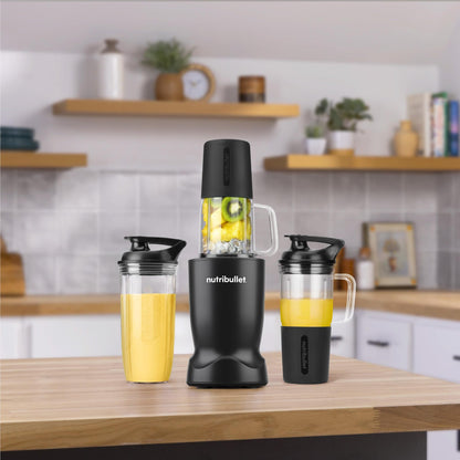 NutriBullet Turbo Personal Blender Ultimate Pack (Carbon Black)