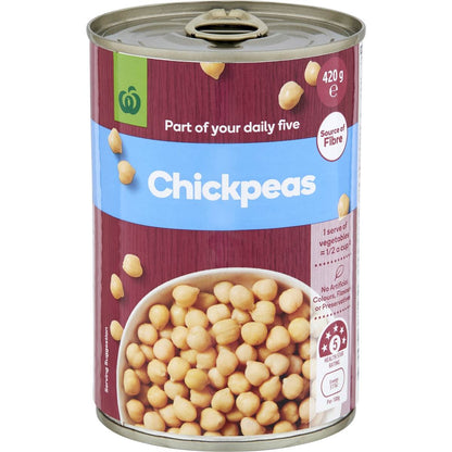 Woolworths Chickpeas 420g