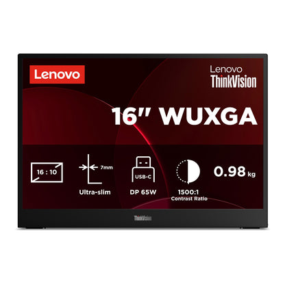 Lenovo ThinkVision M16 16" WUXGA IPS Portable Monitor