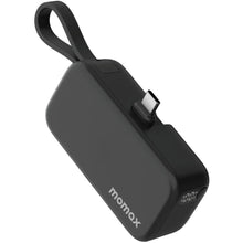 Momax 5000mAh Built-in Foldable USB-C Battery Pack (Black)