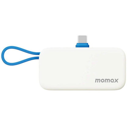 Momax 5000mAh Built-in Foldable USB-C Battery Pack (Blue)