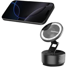 Momax 1-SNAP GO Auto Suction Magnetic Phone Stand (Black)