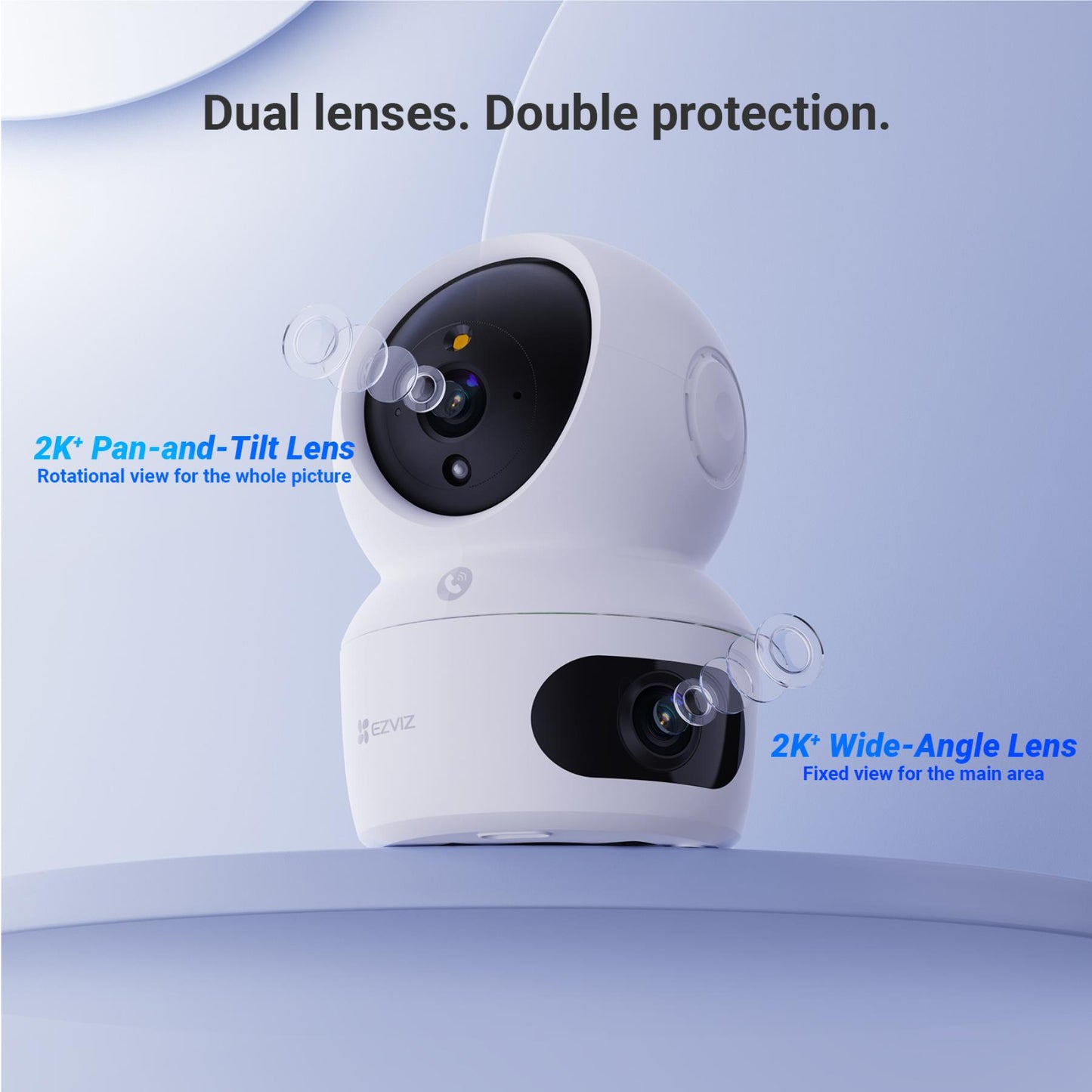 EzViz H7C Dual Lens 2K Indoor Security Camera