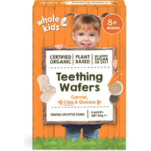 Whole Kids Teething Wafers Carrot Chia & Quinoa 6 pack