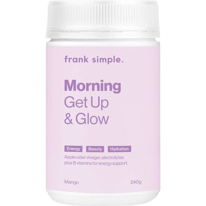frank simple. Morning Get Up & Glow Mango 240g