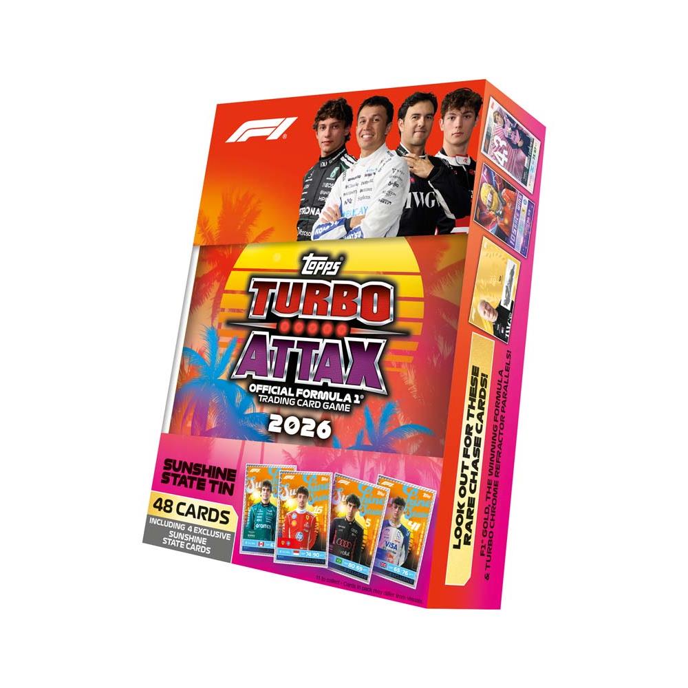 F1 Topps Turbo Attax 2026 Mega Tin (Assorted Styles)