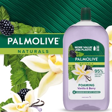 Palmolive Foaming Hand Wash Refill Vanilla & Berry 1L
