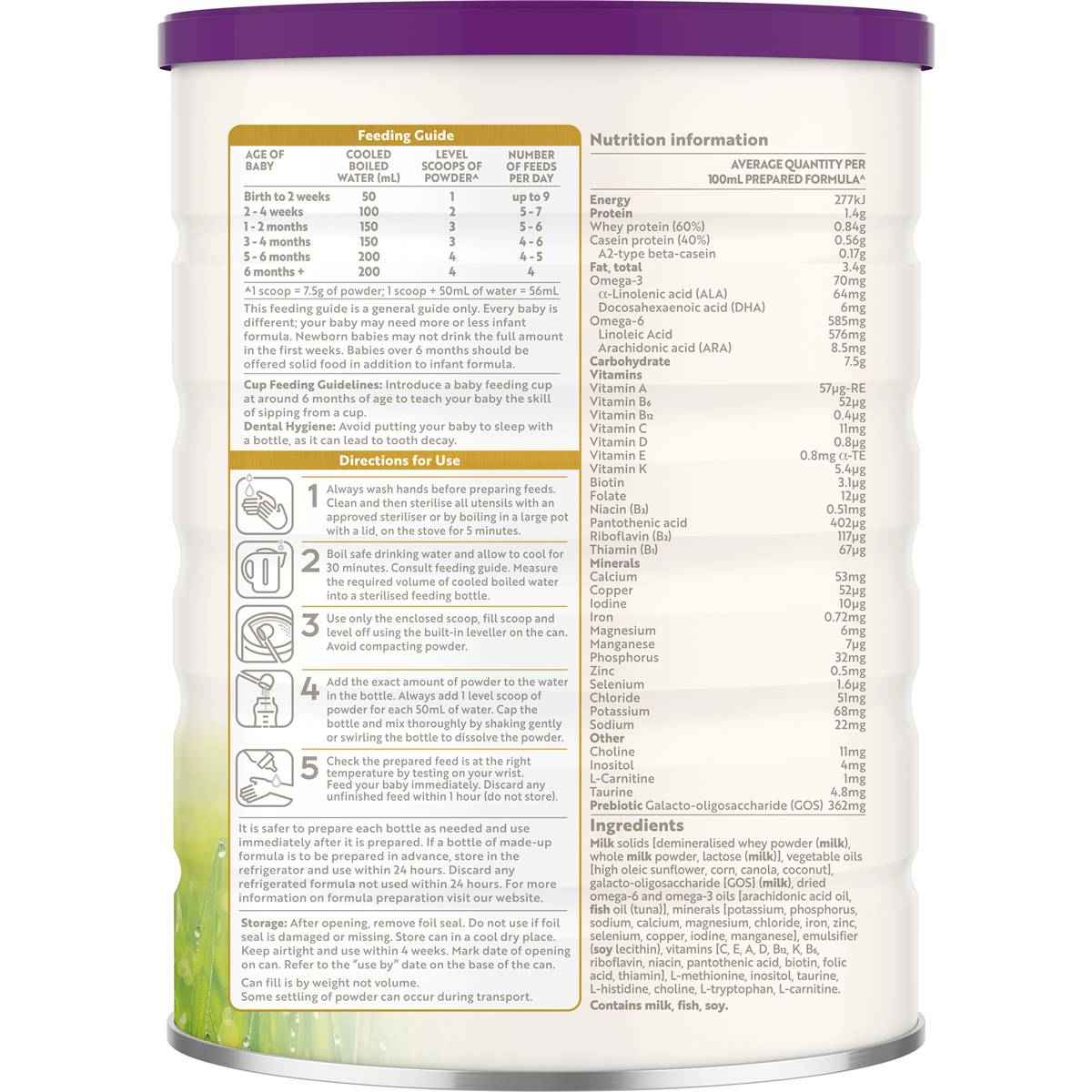 A2 Milk Gentle Gold Stage 1 Infant Formula 0 - 6m 800g