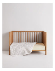 Baby Wool Quilt Cot in White
