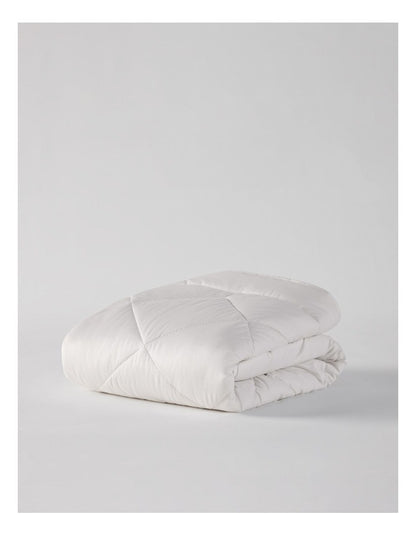 Baby Wool Quilt Cot in White