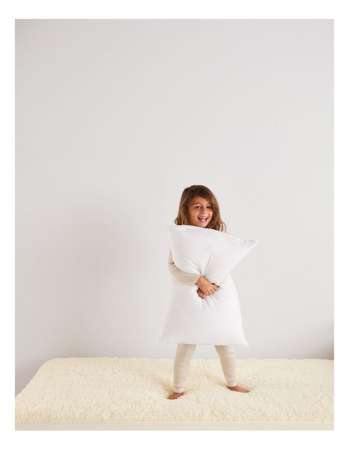 Wool Rich Pillow (2-6 Year) in White