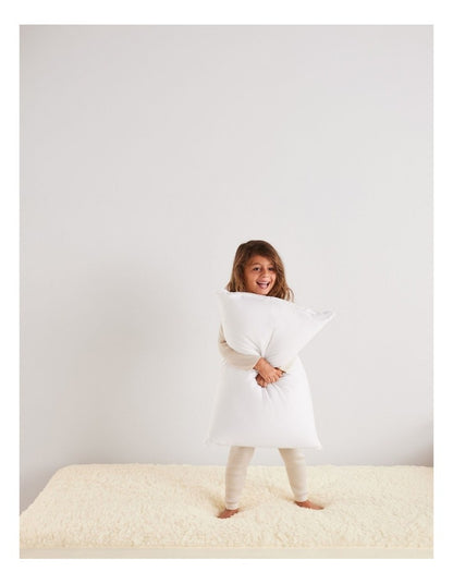 Wool Rich Pillow (2-6 Year) in White