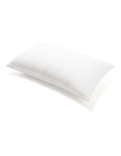 SleepCalm Wool Cotton Quilted Pillow 7&#43; in White