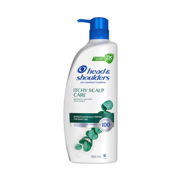HEAD AND SHOULDERS ANTI-DANDRUFF SHAMPOO ITCHY SCALP CARE 850ML