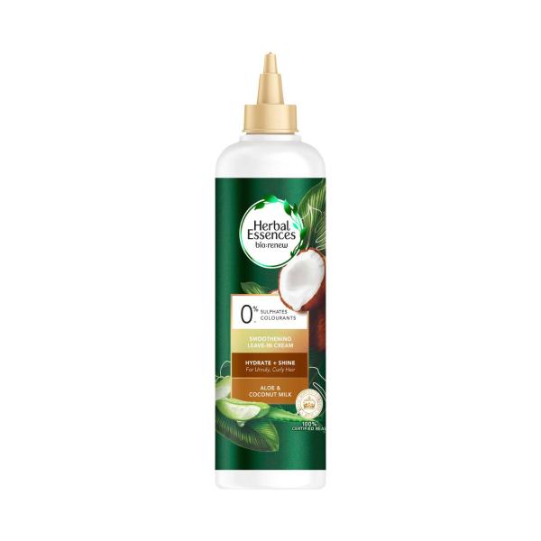 HERBAL ESSENCES BIO RENEW COCONUT MILK & ALOE SMOOTHENING LEAVE-IN CREAM 270ML
