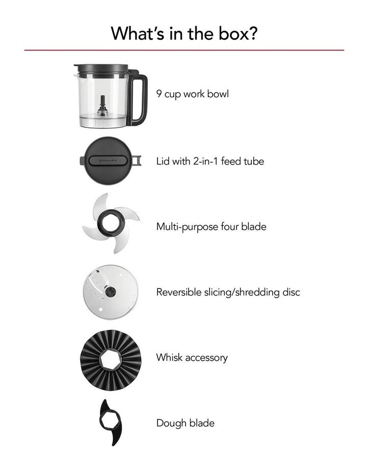 9 Cup Food Processor in Black Matte 5KFP0921ABM