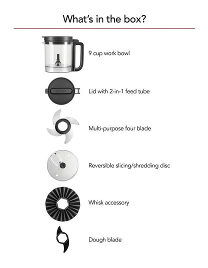 9 Cup Food Processor in Black Matte 5KFP0921ABM