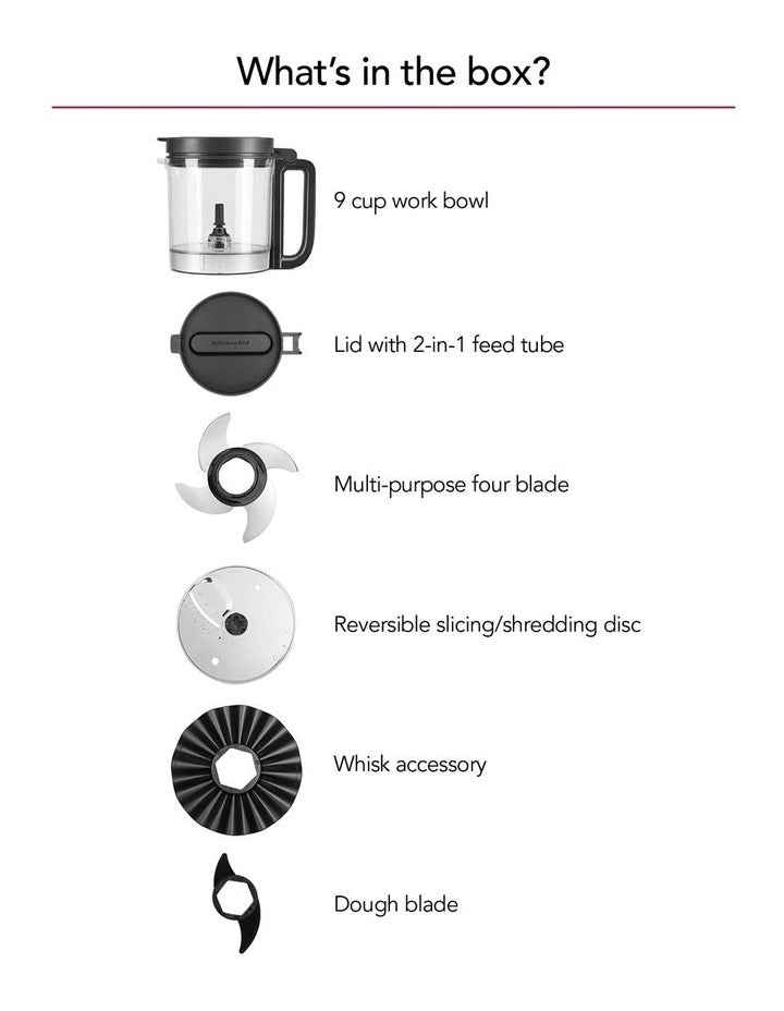 9 Cup Food Processor in Black Matte 5KFP0921ABM
