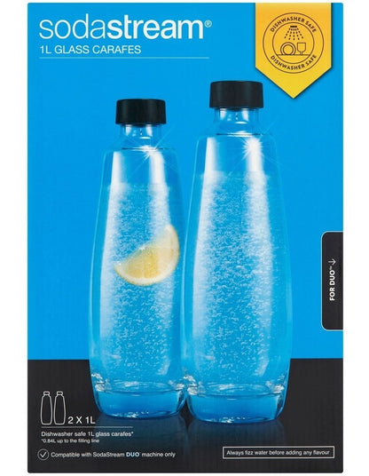 Duo Glass Carbonating Bottle 1L
