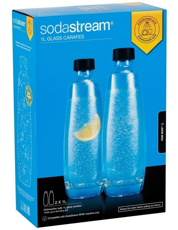 Duo Glass Carbonating Bottle 1L