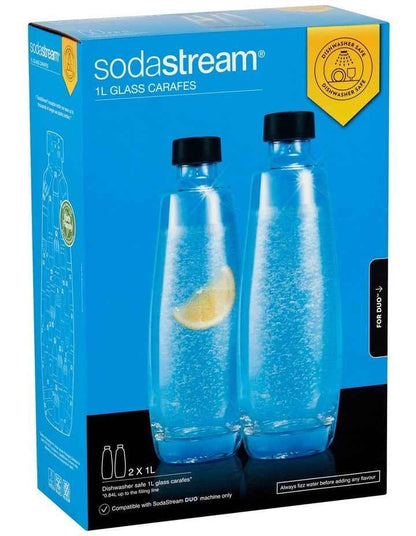 Duo Glass Carbonating Bottle 1L