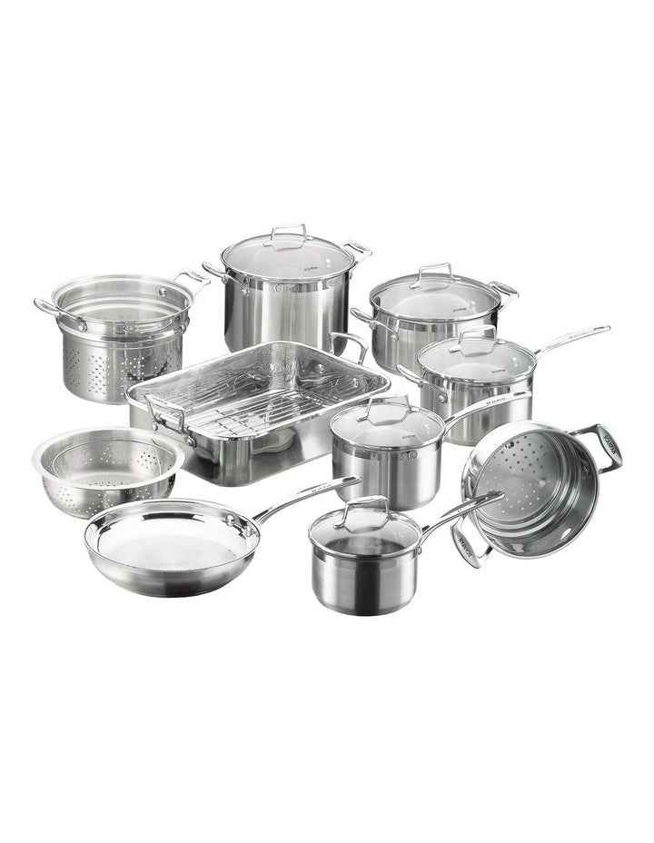 Impact 10 Piece Cookware Set in Stainless Steel