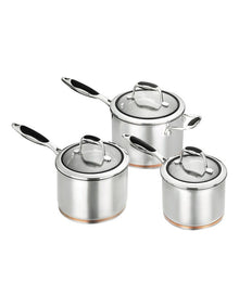 Coppernox 3piece Set in Stainless Steel