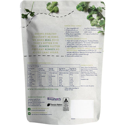 Celebrate Health Thai Green Curry Recipe Base 175g