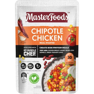 MasterFoods x My Muscle Chef Chipotle Chicken Recipe Base 175g