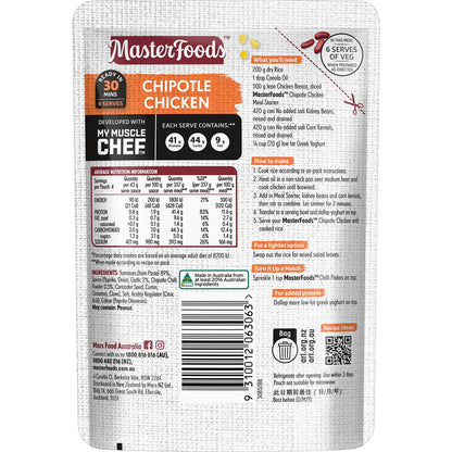 MasterFoods x My Muscle Chef Chipotle Chicken Recipe Base 175g
