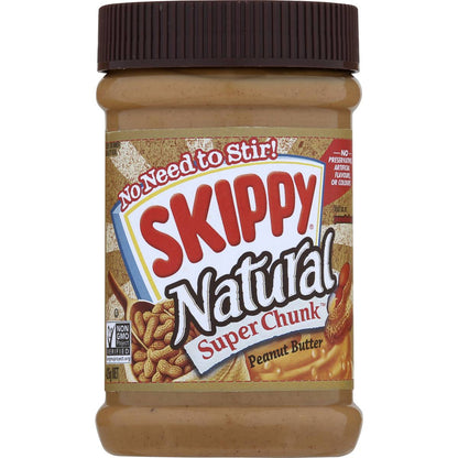 Skippy Natural Super Chunk Peanut Butter 425g