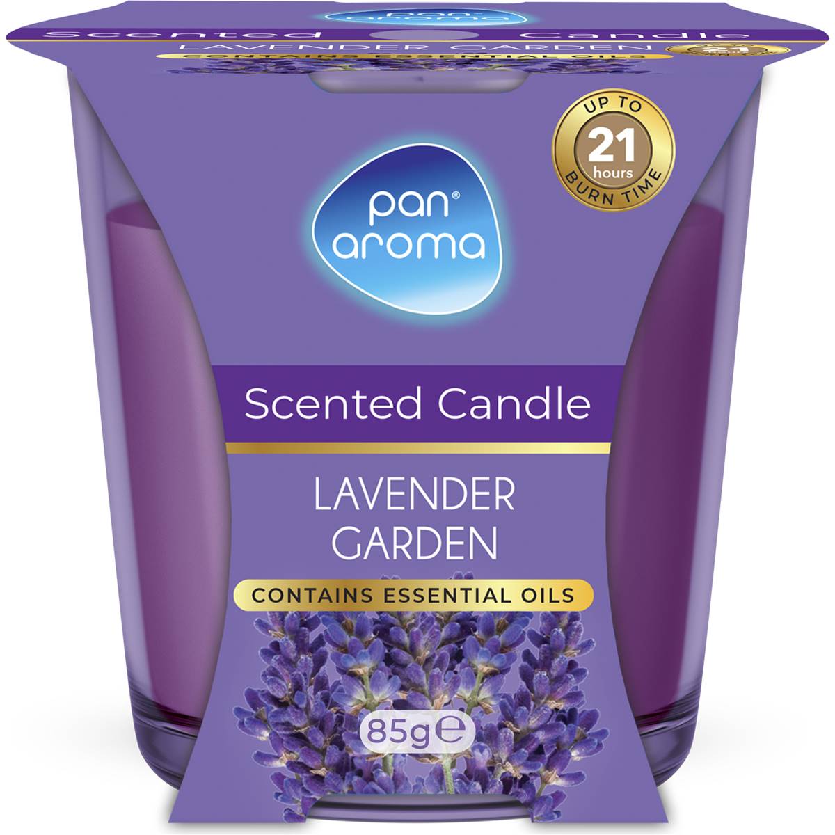 Pan Aroma Scented Candle Lavender Garden 85g